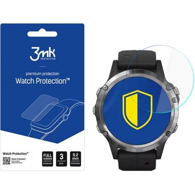3MK Garmin Fenix 5 Plus - Watch Protection? v. FlexibleGlass Lite, Film de protection pour smartwatch, Transparent 3MK Garmin Fenix 5 Plus - Watch Protection? v. FlexibleGlass Lite, Film de protection pour smartwatch, Transparent