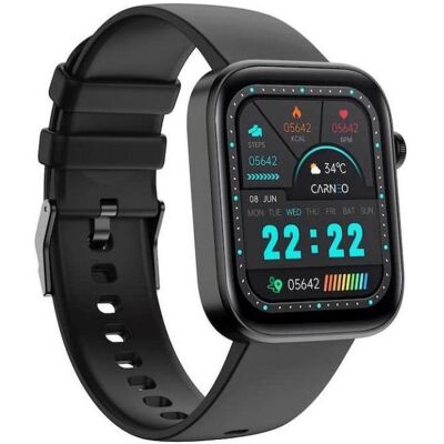 Carneo - Chytrà hodinky Zenith HR+ Äernà (sans carte SIM), Montre connectée Carneo - Chytrà hodinky Zenith HR+ Äernà (sans carte SIM), Montre connectée