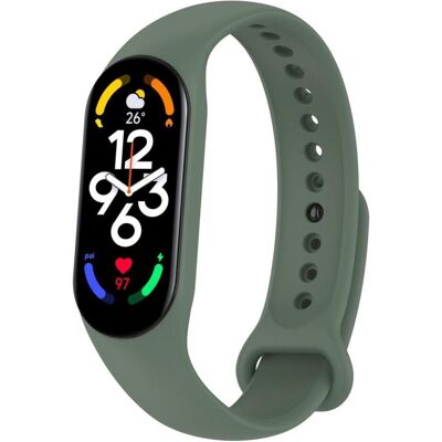 Screenguard Bracelet de remplacement Xiaomi Smart Band 7 Silicone Strap (Silicone), Sangles de montre, Vert Screenguard Bracelet de remplacement Xiaomi Smart Band 7 Silicone Strap (Silicone), Sangles de montre, Vert