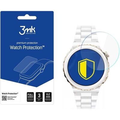 3MK Watch Protection FlexibleGlass Lite do Huawei Watch GT 3 Pro Elegant 43mm, Film de protection pour smartwatch, Transparent 3MK Watch Protection FlexibleGlass Lite do Huawei Watch GT 3 Pro Elegant 43mm, Film de protection pour smartwatch, Transparent