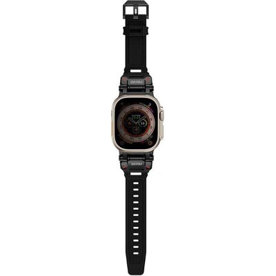Skinarma Band Titon Apple Watch Ultra 49mm black (Plastique, Silicone), Sangles de montre, Noir Skinarma Band Titon Apple Watch Ultra 49mm black (Plastique, Silicone), Sangles de montre, Noir