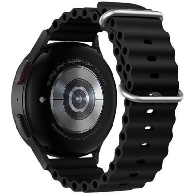 Forcell Strap F-DESIGN FS01 strap for SAMSUNG Watch 20 mm black (20 mm, Silicone), Sangles de montre, Noir Forcell Strap F-DESIGN FS01 strap for SAMSUNG Watch 20 mm black (20 mm, Silicone), Sangles de montre, Noir