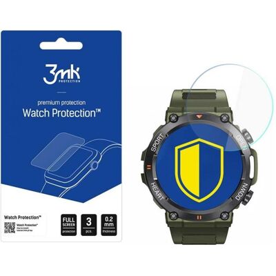3MK Montre FlexibleGlass Rubicon RNCE95 Szkło Hybrydowe, Film de protection pour smartwatch, Transparent 3MK Montre FlexibleGlass Rubicon RNCE95 Szkło Hybrydowe, Film de protection pour smartwatch, Transparent
