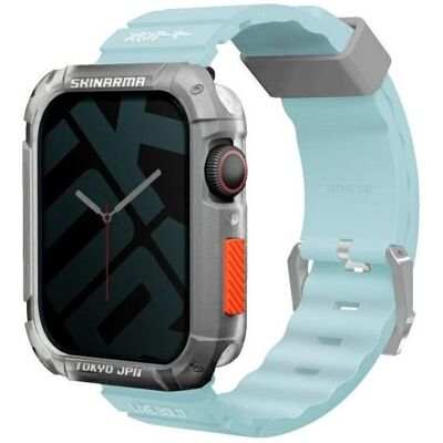 Skinarma Band Shokku Apple Watch 45/44/42mm blue (Plastique, Silicone), Sangles de montre, Bleu Skinarma Band Shokku Apple Watch 45/44/42mm blue (Plastique, Silicone), Sangles de montre, Bleu