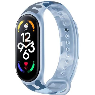 Xiaomi Smart Band 7 Strap Kaki Blue (Polyuréthane thermoplastique (TPU)), Sangles de montre, Bleu, Marron Xiaomi Smart Band 7 Strap Kaki Blue (Polyuréthane thermoplastique (TPU)), Sangles de montre, Bleu, Marron
