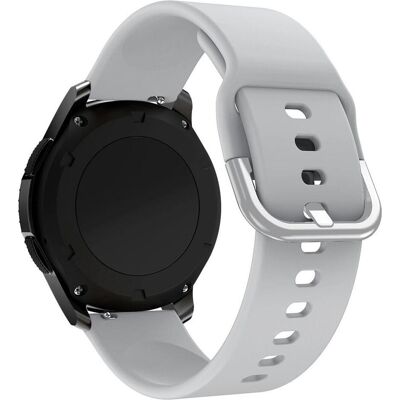 Hurtel Silicone Strap TYS wristband for smartwatch, universal, 20mm, gray (20 mm, Silicone), Sangles de montre, Gris Hurtel Silicone Strap TYS wristband for smartwatch, universal, 20mm, gray (20 mm, Silicone), Sangles de montre, Gris