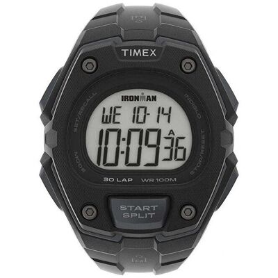 Timex, Montre, Digital Ironman Classic 30 Lap TW5M46100, Noir, (Horloge numérique, 44 mm) Timex, Montre, Digital Ironman Classic 30 Lap TW5M46100, Noir, (Horloge numérique, 44 mm)