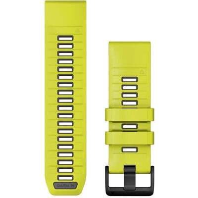 Garmin Bracelet de remplacement QuickFit (22 mm, Silicone), Sangles de montre, Jaune, Gris Garmin Bracelet de remplacement QuickFit (22 mm, Silicone), Sangles de montre, Jaune, Gris