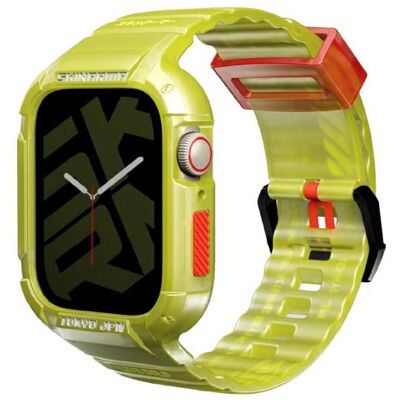 Skinarma Modèle 44mm Jaune Néon - Bracelet & Coque 2 en 1 pour Apple Watch Skinarma Modèle 44mm Jaune Néon - Bracelet & Coque 2 en 1 pour Apple Watch