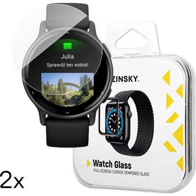 Wozinsky 2x Full Glue Garmin Vivoactive 5, Film de protection pour smartwatch, Transparent Wozinsky 2x Full Glue Garmin Vivoactive 5, Film de protection pour smartwatch, Transparent