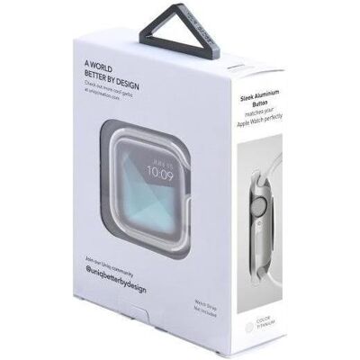 Coque UNIQ Valencia pour Apple Watch - Argent 40mm Coque UNIQ Valencia pour Apple Watch - Argent 40mm