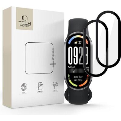 Tech-Protect Glass Flex+ 2er-Pack Hybridglas für Xiaomi Smart Band 10 / 10 NFC - Schwarz, Montre connectée : accessoires, Noir Tech-Protect Glass Flex+ 2er-Pack Hybridglas für Xiaomi Smart Band 10 / 10 NFC - Schwarz, Montre connectée : accessoires, Noir
