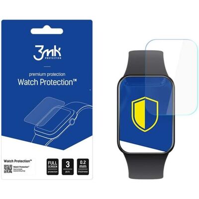3MK FlexibleGlass Watch Xiaomi Smart Band 8 Pro, Film de protection pour smartwatch, Transparent 3MK FlexibleGlass Watch Xiaomi Smart Band 8 Pro, Film de protection pour smartwatch, Transparent