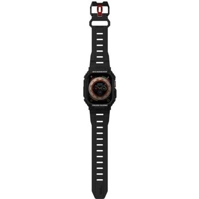 Skinarma Band+Case Mecha 2in1 Apple Watch 49mm black (TPU), Sangles de montre, Noir Skinarma Band+Case Mecha 2in1 Apple Watch 49mm black (TPU), Sangles de montre, Noir