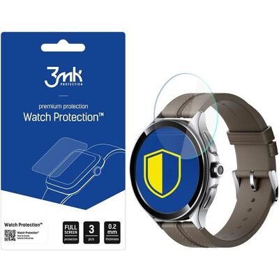 3MK FlexibleGlass Watch Xiaomi Watch 2 Pro Szkło Hybrydowe, Film de protection pour smartwatch, Transparent 3MK FlexibleGlass Watch Xiaomi Watch 2 Pro Szkło Hybrydowe, Film de protection pour smartwatch, Transparent
