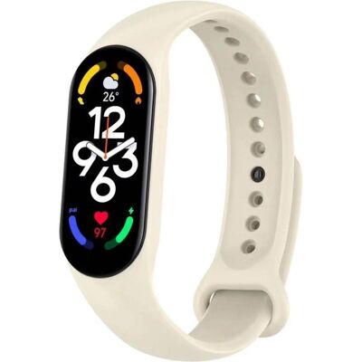 Screenguard Bracelet de remplacement Xiaomi Smart Band 7 Silicone Strap (Silicone), Sangles de montre, Beige Screenguard Bracelet de remplacement Xiaomi Smart Band 7 Silicone Strap (Silicone), Sangles de montre, Beige