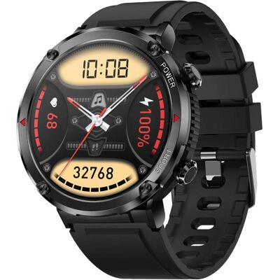 Gravity GT21-3 Smartwatch + schwarzes Silikonarmband (sans carte SIM), Montre connectée Gravity GT21-3 Smartwatch + schwarzes Silikonarmband (sans carte SIM), Montre connectée