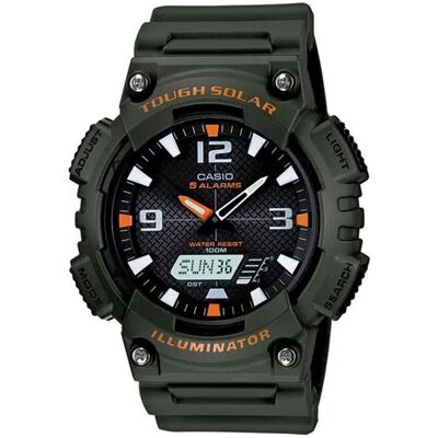 Casio Montre, MWD-110HB-1BV, Noir, Vert, (Montre connectée, Montre de sport, 46 mm) Casio Montre, MWD-110HB-1BV, Noir, Vert, (Montre connectée, Montre de sport, 46 mm)