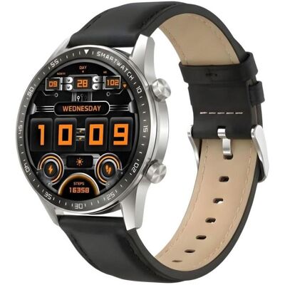 Gravity Smartwatch Srebrny 2 Paski GT10-7 (46 mm, sans carte SIM), Montre connectée Gravity Smartwatch Srebrny 2 Paski GT10-7 (46 mm, sans carte SIM), Montre connectée