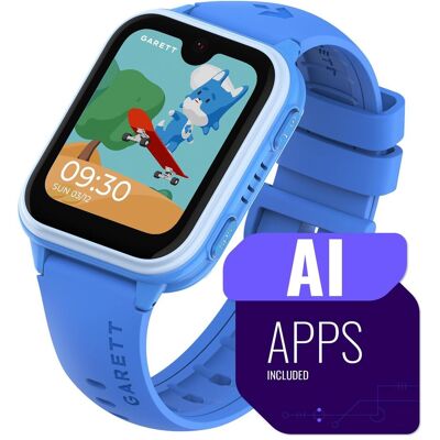 Garett Smartwatch Kids Vibe AI 4G Blue (4G), Montre connectée Garett Smartwatch Kids Vibe AI 4G Blue (4G), Montre connectée
