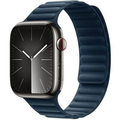 Devia Bracelet Deluxe en fibre magnétique, bleu océan / Bracelet / Apple Watch 44/45/46 mm / magnétique (fibre magnétique), Sangles de montre, Bleu Devia Bracelet Deluxe en fibre magnétique, bleu océan / Bracelet / Apple Watch 44/45/46 mm / magnétique (fibre magnétique), Sangles de montre, Bleu