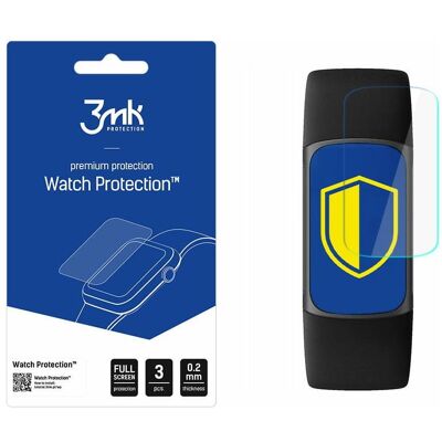 3MK Folia ARC FS FitBit Charge 5 Watch Folia plein écran, Film de protection pour smartwatch, Transparent 3MK Folia ARC FS FitBit Charge 5 Watch Folia plein écran, Film de protection pour smartwatch, Transparent