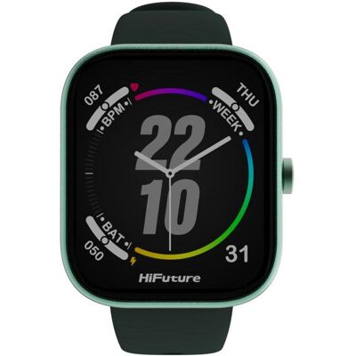HiFuture Lume Smart Watch Dark Greem (sans carte SIM), Montre connectée HiFuture Lume Smart Watch Dark Greem (sans carte SIM), Montre connectée