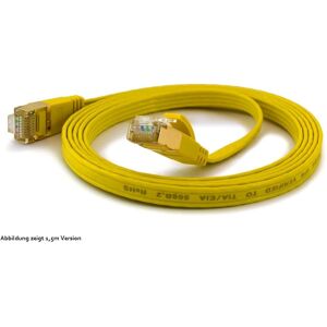 Câble Réseau FTP CAT6A Jaune 5m Wantec Câble Réseau FTP CAT6A Jaune 5m Wantec