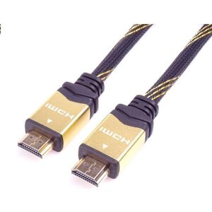 Câble HDMI 2.0 Premiumcord - Connecteurs or - 2M Câble HDMI 2.0 Premiumcord - Connecteurs or - 2M