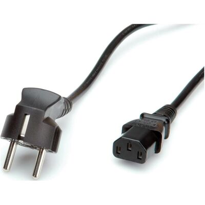 Roline Netzkabel, gerade IEC-Buchse (5 m), Câble d'alimentation, Noir Roline Netzkabel, gerade IEC-Buchse (5 m), Câble d'alimentation, Noir