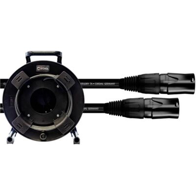 Cordial 15596 Câble réseau RJ45 Cat 7A noir - 25m Cordial 15596 Câble réseau RJ45 Cat 7A noir - 25m