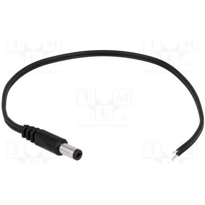 BQ Cable Câble 2 x 0,5 mm², fiche DC 5,5/2,1 droite, noir, 1,5 m (1.50 m), Câble d'alimentation, Noir BQ Cable Câble 2 x 0,5 mm², fiche DC 5,5/2,1 droite, noir, 1,5 m (1.50 m), Câble d'alimentation, Noir