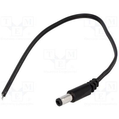 BQ Cable Câble 2 x 0,5 mm², fiche DC 5,5/2,5 droite, noir, 1,5 m (1.50 m), Câble d'alimentation, Noir BQ Cable Câble 2 x 0,5 mm², fiche DC 5,5/2,5 droite, noir, 1,5 m (1.50 m), Câble d'alimentation, Noir
