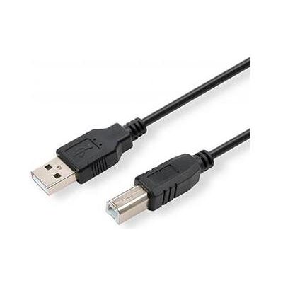 Logo Câble USB A - USB B 1,8 m Noir (30260) (1.80 m, USB 2.0), Câble USB Logo Câble USB A - USB B 1,8 m Noir (30260) (1.80 m, USB 2.0), Câble USB