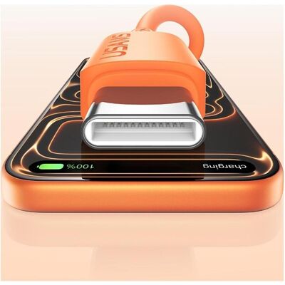 Usams Cable U98 60W 3A Silicone Fast Charging USB-C to USB-C black (1 m, 60 W), Câble USB Usams Cable U98 60W 3A Silicone Fast Charging USB-C to USB-C black (1 m, 60 W), Câble USB