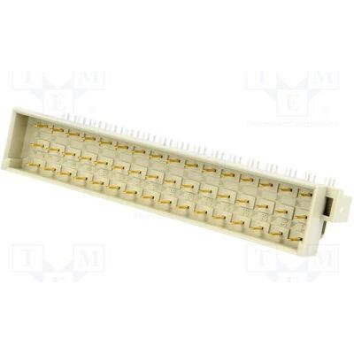 Harting Connecteur : prise DIN 41612 mâle Broches : 48, coudées à 90°, montage en surface (THT), a+c+e, Câble + prise électronique Harting Connecteur : prise DIN 41612 mâle Broches : 48, coudées à 90°, montage en surface (THT), a+c+e, Câble + prise électronique