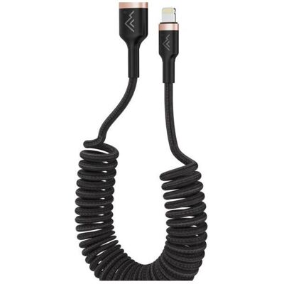 Montiss Montis Kabel USB Typu A - USB Lightning 1,5m (spirala) MT129 Montis (1.50 m), Câble USB Montiss Montis Kabel USB Typu A - USB Lightning 1,5m (spirala) MT129 Montis (1.50 m), Câble USB