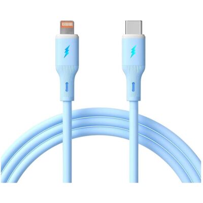 Akyga Câble USB USB-C mâle, Apple Lightning mâle 1 m bleu AK-USB-72 (1 m, USB 2.0, 30 W), Câble USB Akyga Câble USB USB-C mâle, Apple Lightning mâle 1 m bleu AK-USB-72 (1 m, USB 2.0, 30 W), Câble USB