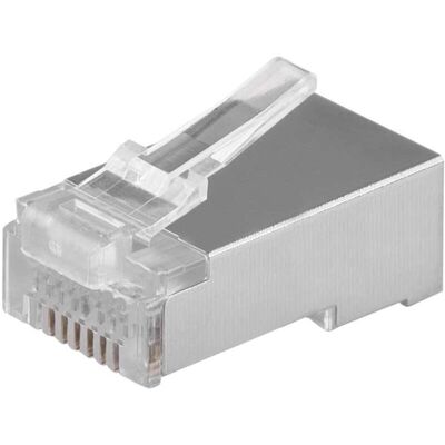 Emos Connecteur RJ45 pour câble FTP CAT5E, 20 pcs. (FTP, CAT5e), Câble réseau Emos Connecteur RJ45 pour câble FTP CAT5E, 20 pcs. (FTP, CAT5e), Câble réseau
