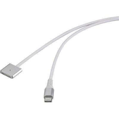 Renkforce USB-C Magsafe 3 1.00 m Blanc - Câble de charge USB Renkforce USB-C Magsafe 3 1.00 m Blanc - Câble de charge USB