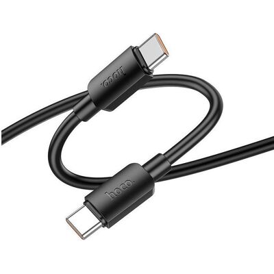 Hoco USB-C to USB-C X96, 100W, 5A, 1m (1 m, USB 3.2 Gen 2, 100 W), Câble USB Hoco USB-C to USB-C X96, 100W, 5A, 1m (1 m, USB 3.2 Gen 2, 100 W), Câble USB