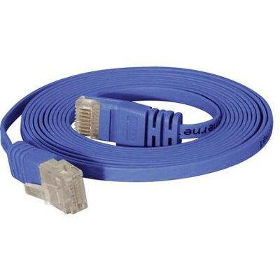 Tecline Câble patch High Quality, plat, U/UTP, non blindé, Cat 6, bleu, 2,0 m Câble patch super plat p.ex. (U/UTP, UTP, CAT6, 2 m), Câble réseau Tecline Câble patch High Quality, plat, U/UTP, non blindé, Cat 6, bleu, 2,0 m Câble patch super plat p.ex. (U/UTP, UTP, CAT6, 2 m), Câble réseau