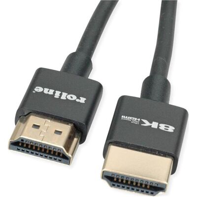 Roline HDMI — HDMI (2 m), Câble vidéo, Noir Roline HDMI — HDMI (2 m), Câble vidéo, Noir
