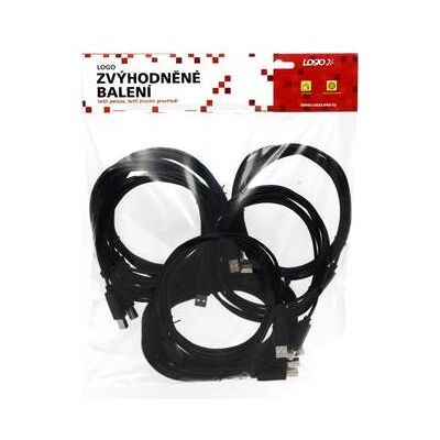 Logo USB Kabel (2.0), USB A-Stecker - USB B-Stecker, 3m, schwarz, 10er Pack, Preis für 1 Stk, EOL (3 m, USB 2.0), Câble USB Logo USB Kabel (2.0), USB A-Stecker - USB B-Stecker, 3m, schwarz, 10er Pack, Preis für 1 Stk, EOL (3 m, USB 2.0), Câble USB
