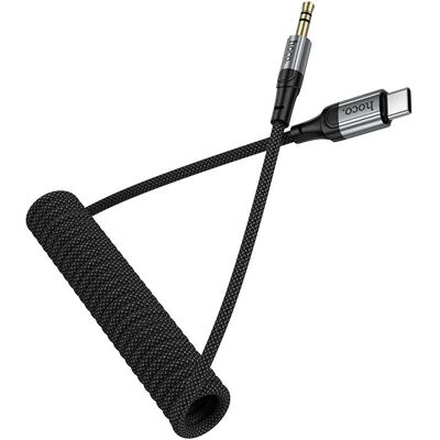 Hoco jack 3,5 mm — USB C (1.50 m, Câble AUX), Câble audio Hoco jack 3,5 mm — USB C (1.50 m, Câble AUX), Câble audio