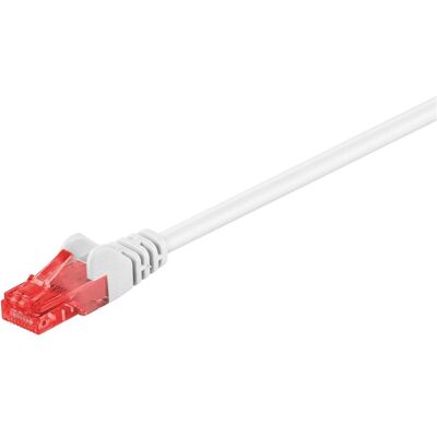 Goobay CAT 6 Câble patch, U/UTP, blanc, 0.5 m (U/UTP, CAT6, 0.50 m), Câble réseau Goobay CAT 6 Câble patch, U/UTP, blanc, 0.5 m (U/UTP, CAT6, 0.50 m), Câble réseau