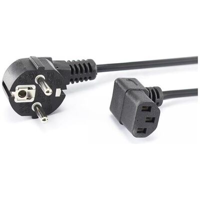 Sbox PC - Schuko Power 2m Power-Kutni (2 m), Câble d'alimentation, Noir Sbox PC - Schuko Power 2m Power-Kutni (2 m), Câble d'alimentation, Noir