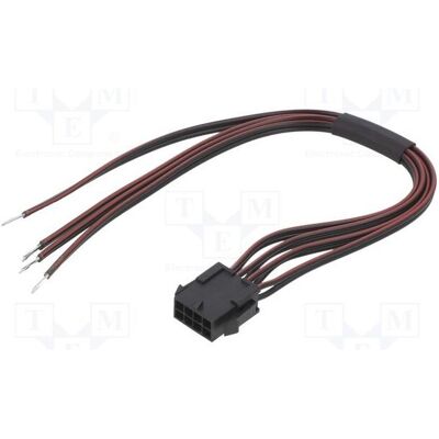 Espe Câble mâle PIN : 8, 0,2 m, 4 A. Isolation : PVC noir-rouge, type TLYp (0.20 m), Câble d'alimentation, Multicolore Espe Câble mâle PIN : 8, 0,2 m, 4 A. Isolation : PVC noir-rouge, type TLYp (0.20 m), Câble d'alimentation, Multicolore