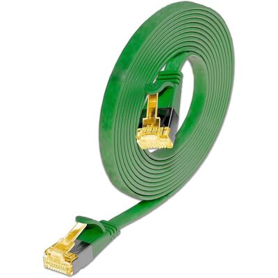 Câble de raccordement fin Wirewin Cat6a U/FTP 5m Vert - Câble réseau Câble de raccordement fin Wirewin Cat6a U/FTP 5m Vert - Câble réseau