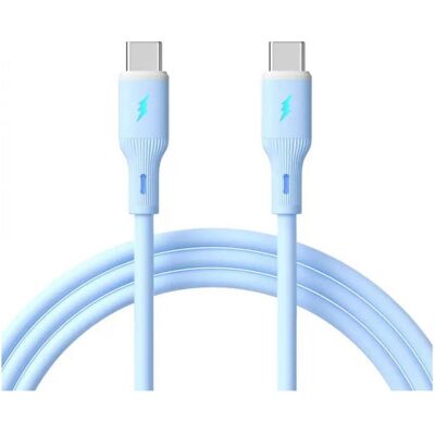 Akyga Câble USB, connecteur USB-C, connecteur USB-C, 1 m, bleu, AK-USB-68 (1 m), Câble USB Akyga Câble USB, connecteur USB-C, connecteur USB-C, 1 m, bleu, AK-USB-68 (1 m), Câble USB